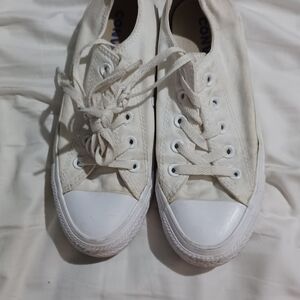 Converse Off-White Canvas Sneakers